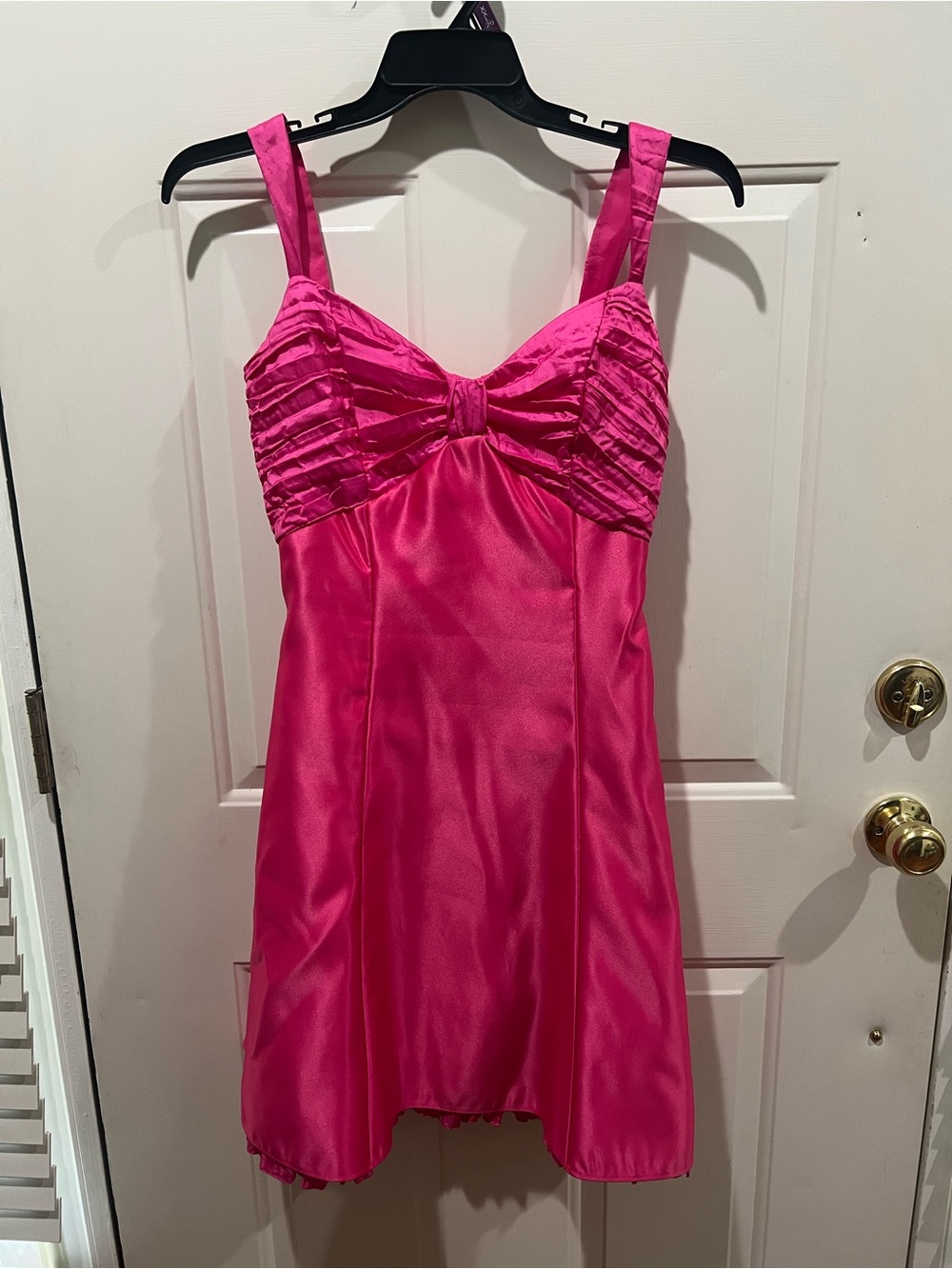 Jessica McClintock Hot Pink Party Dress Label Shown